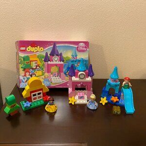 Lego Duplo Disney Princess 10596 Retired Ariel Cinderella Snowwhite With Box